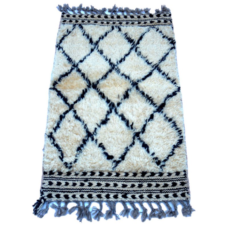 Berber Clay Ash Fluffy HandKnotted Soft Rug