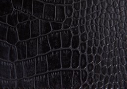 Dienblad plat grote zwarte krokodil