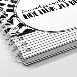 Udfyld bog SilliBeads - Du er min skat - Hardcover Wire-o (SORT/HVID RANGE)