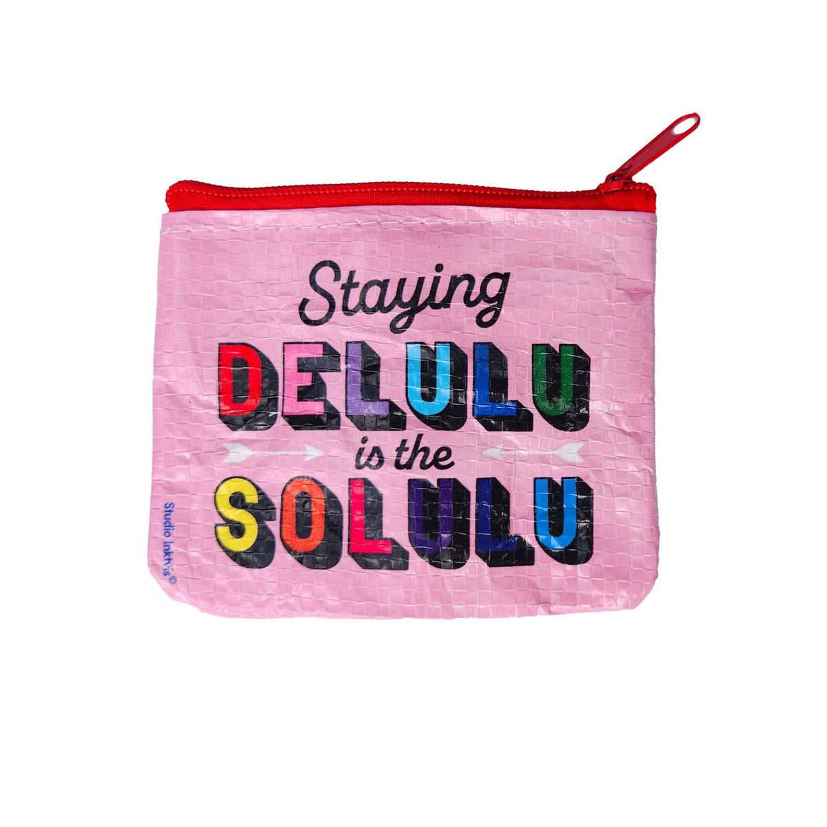 Mini portemonnee Coin purse Staying DELULU van gerecycled plastic
