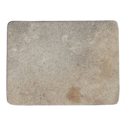 Placemat cowhide rectangle gray 30x40cm