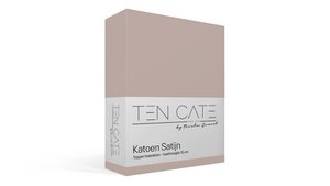 100% Cotton Satin Topper Fitted Sheet - Pink