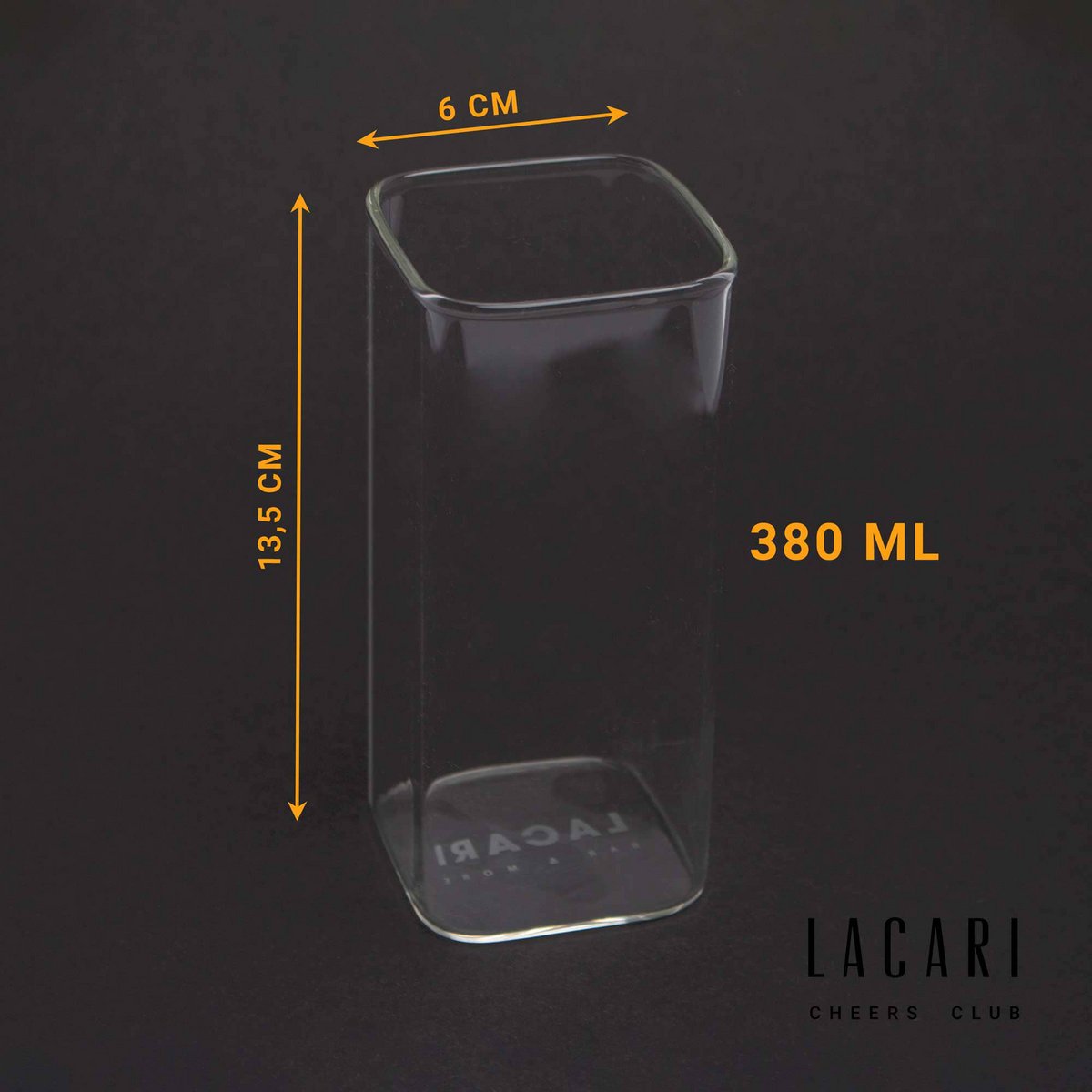 Set bicchieri angolari (2 pezzi) | Alta qualità ed elegante | Per bevande calde e fredde