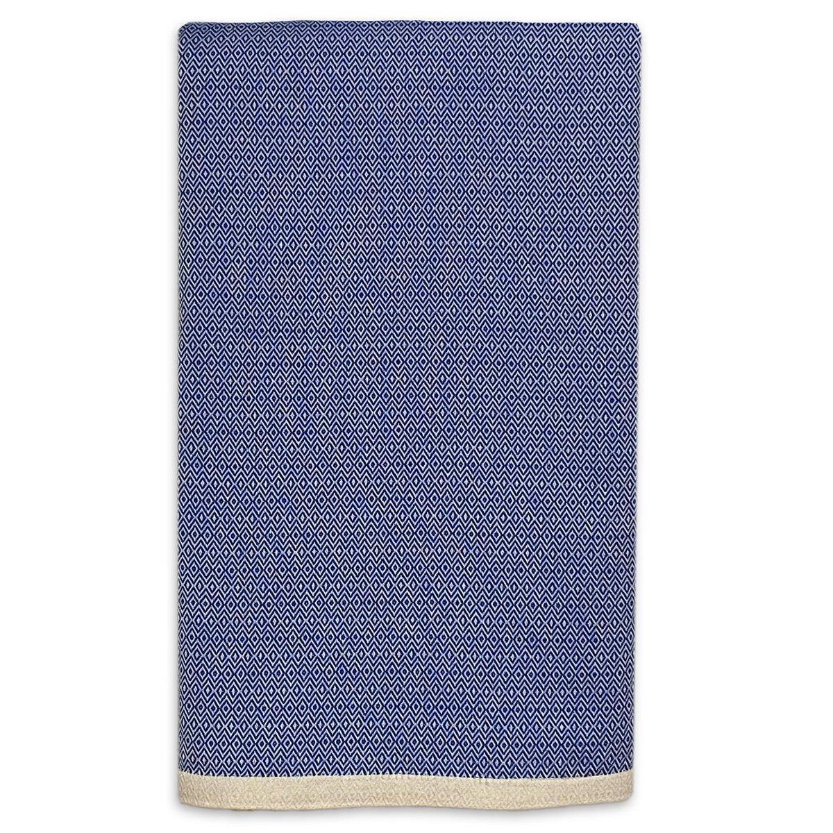 Plaid Grand Foulard Diamond – Lapizblau – 190 x 280 cm