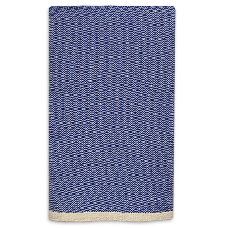 Plaid Grand foulard Diamond - Lapiz Blue - 190x280cm