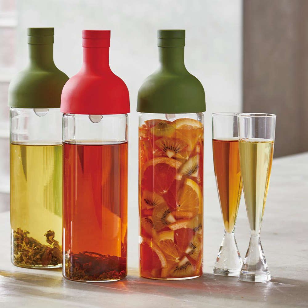 Botella de vidrio temprana con filtro [Cold Brew]