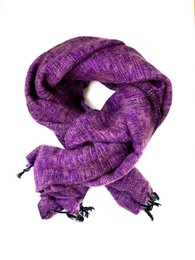 Håndmoder Luxe Yak Wol School | Violet | 190x75 cm | Varm og Zyt | Fair Fasion