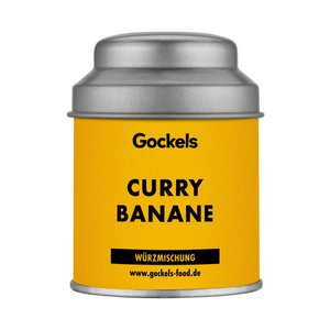 Curry Banane, handgemachte Gewürzmischung, z.T. Gebruik uw eigen Anbau, Premium Qualität, ohne Zusatzstoffe