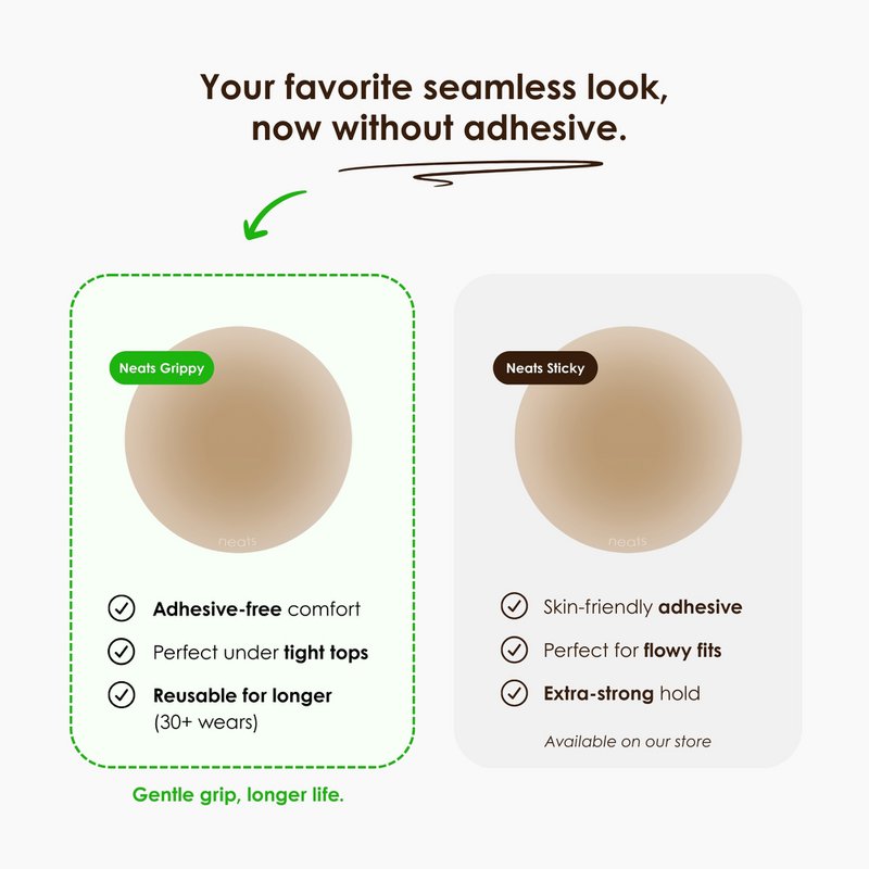 Neats Grippy Silicone Nipple Covers - 1 pair (Caramel)