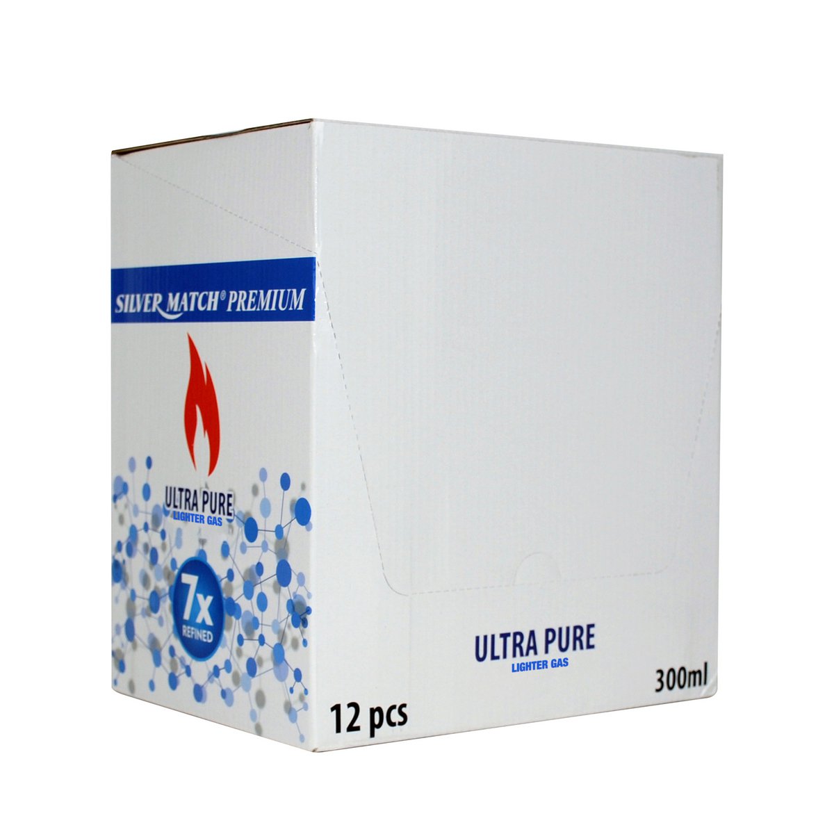 SILVER MATCH, Bombola del Gas PRENIUM ULTRA PURE, per Fornelli da Campeggio, Fornelli a Gas, 300 ML