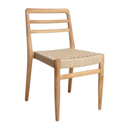 Sedia da giardino in teak Verano - Naturale