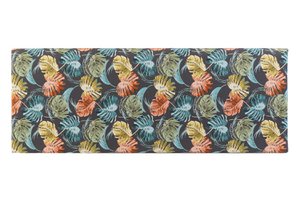 POLYESTER WOOD HEADBED 160X10X60 TROPICAL MB162958