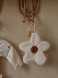 PACIFIER HOLDER/CUDDLY TOY DAISY