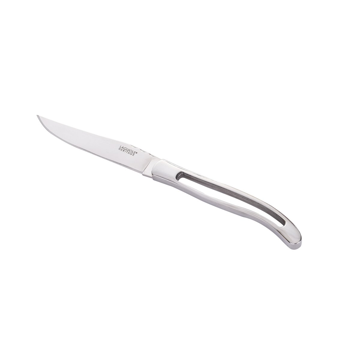 Laguiole Héritage Box of 4 metal table knives