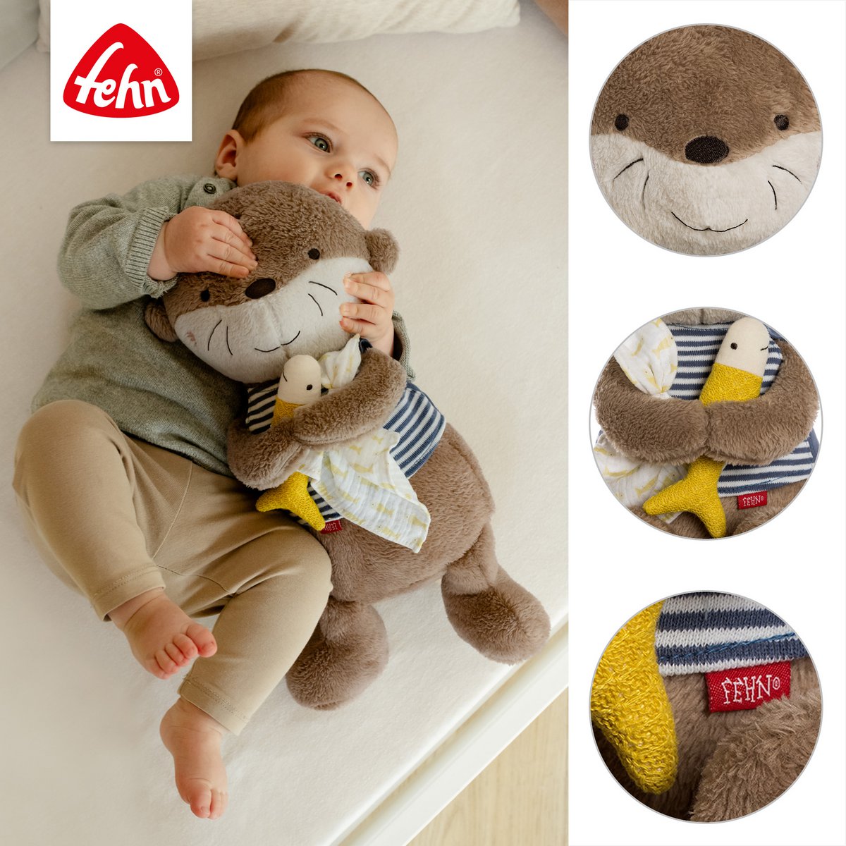 Cuddly toy otter XL