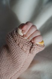 Strickjacke puderrosa