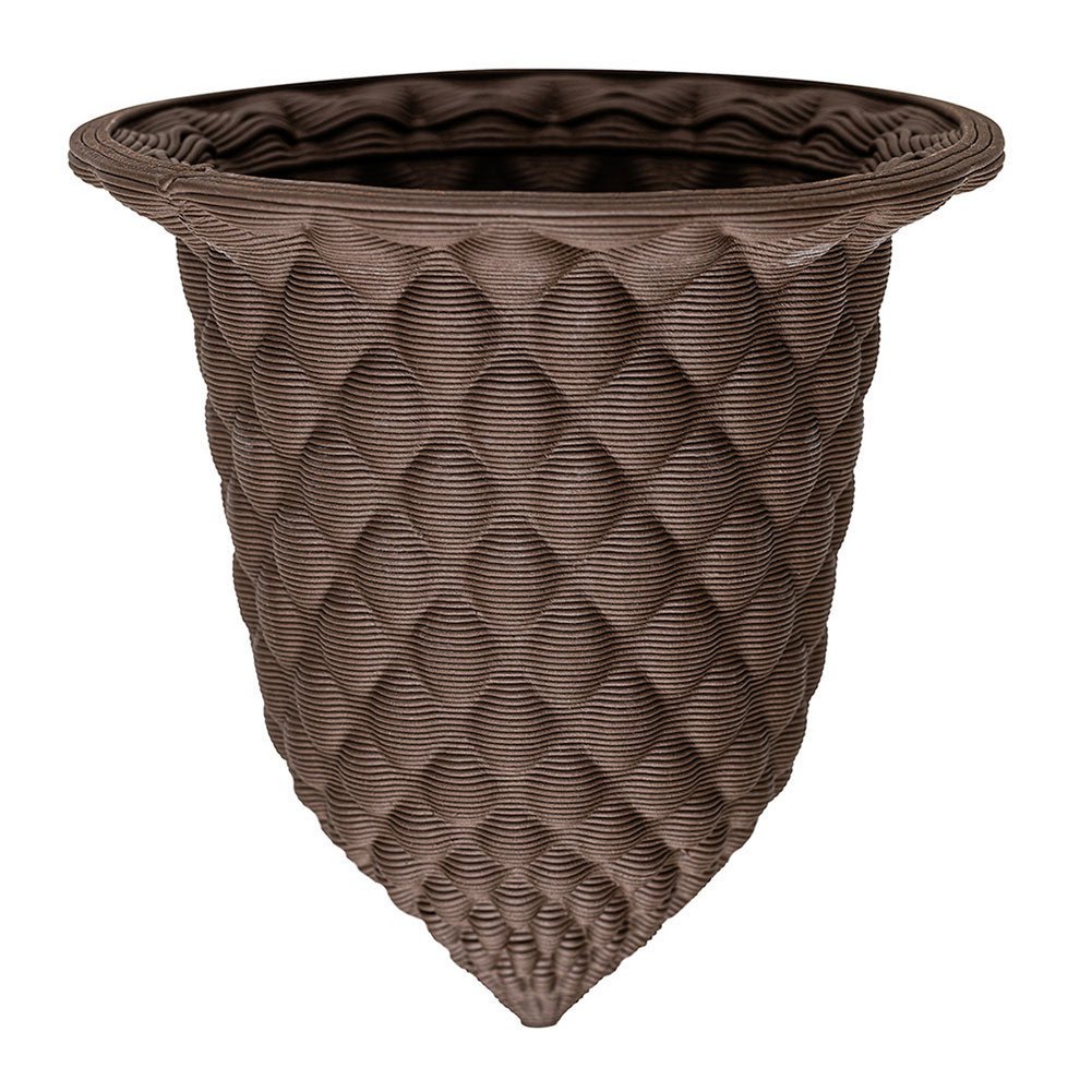 Plan B Black Negative: la maceta de terracota con riego automático impresa en 3D.