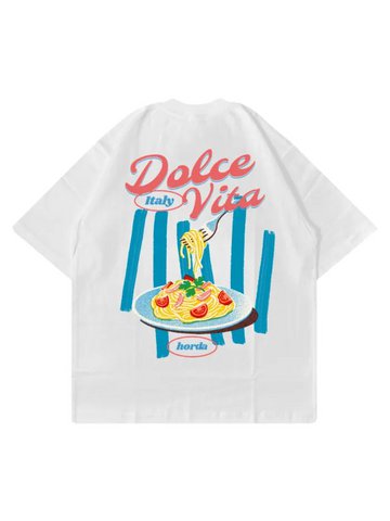 T-Shirt Dolce Vita Horda | Boxy Fit 200g Hergestellt in Italien
