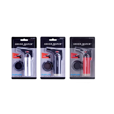 Designer gas torch, adjustable flame - Perfect for cooking: crème brulée, grills, barbecue, camping stove, icings, etc.
