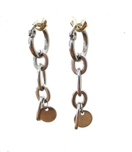 Earrings chain stainless steel