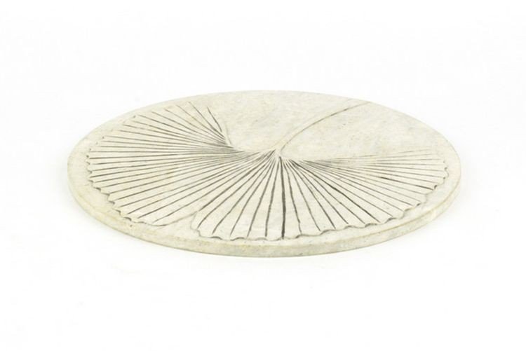 Salvamanteles Gingko en piedra natural
