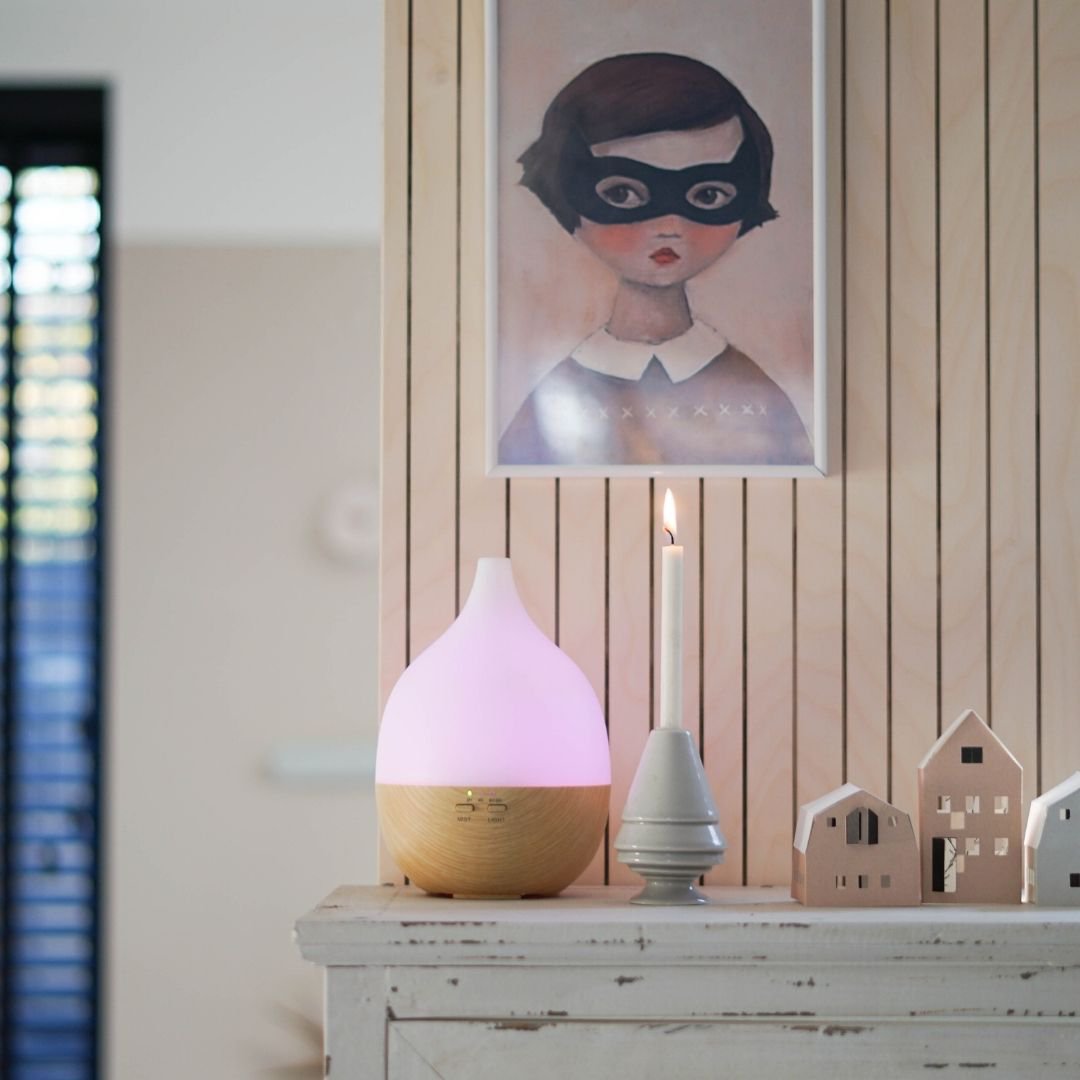 Close 2 Nature 2.0 also night light - Geurwolkje® Diffuser - Light wood - 200 ml - Recommended retail price €44.95