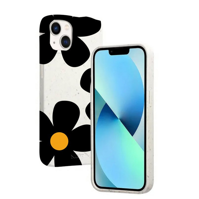 Funda ecológica para iPhone - Margarita blanca
