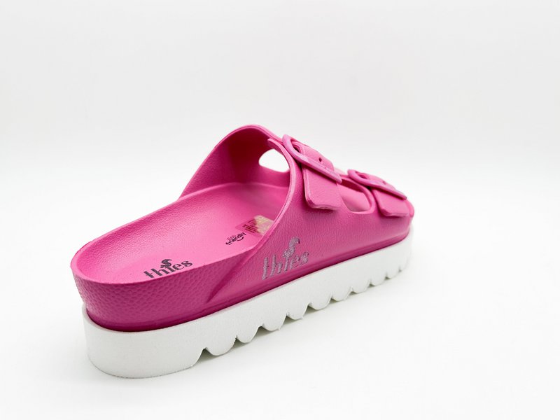 thies 1856 ® Ecofoam Plateau Sandal vegan orchid pink