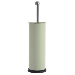 Szczotka toaletowa z metalowym zielonym zielonym 10x38,5 cm