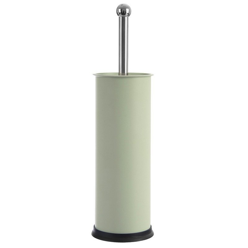 Szczotka toaletowa z metalowym zielonym zielonym 10x38,5 cm