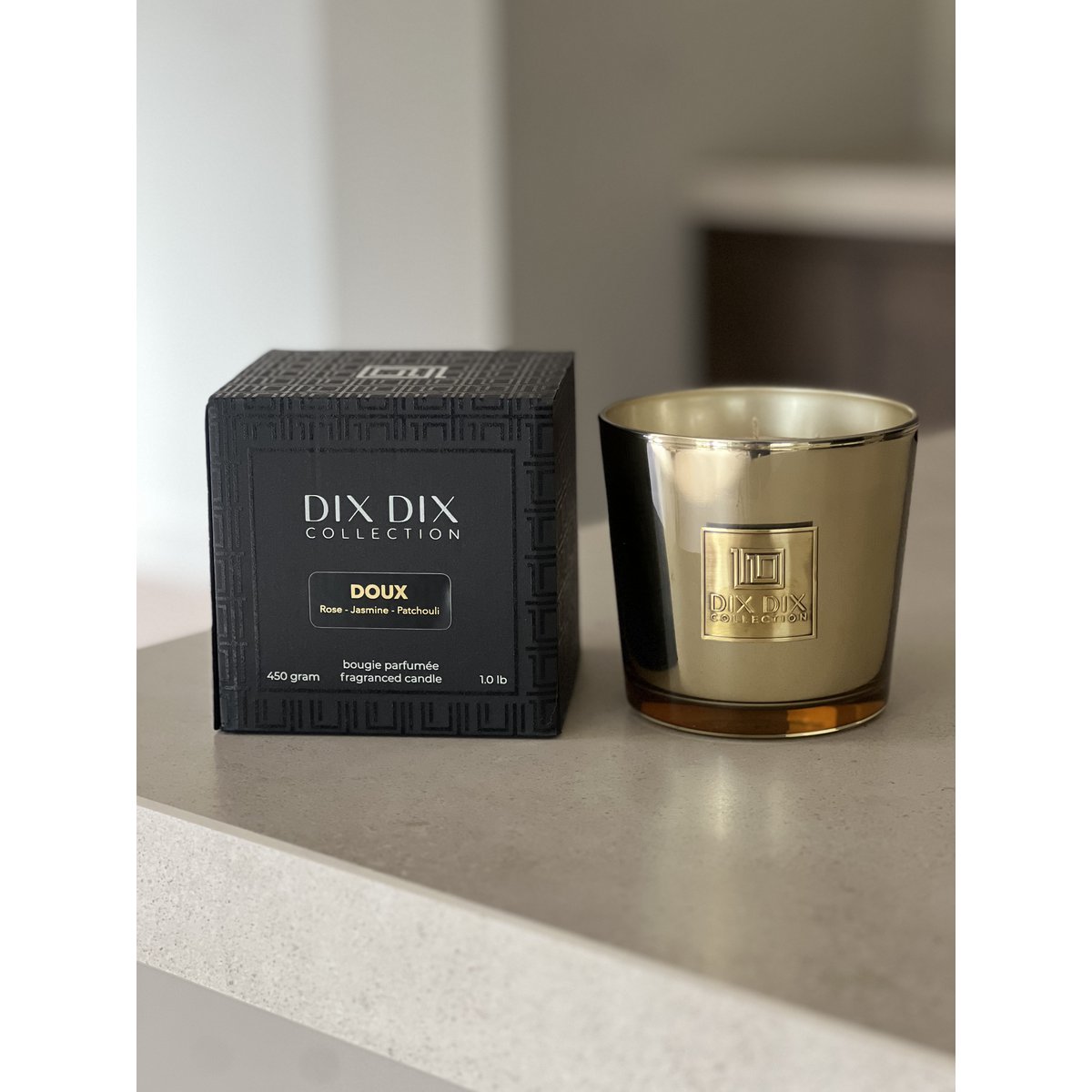 Luxes et Scent de bougie durable Doux - Gold - M
