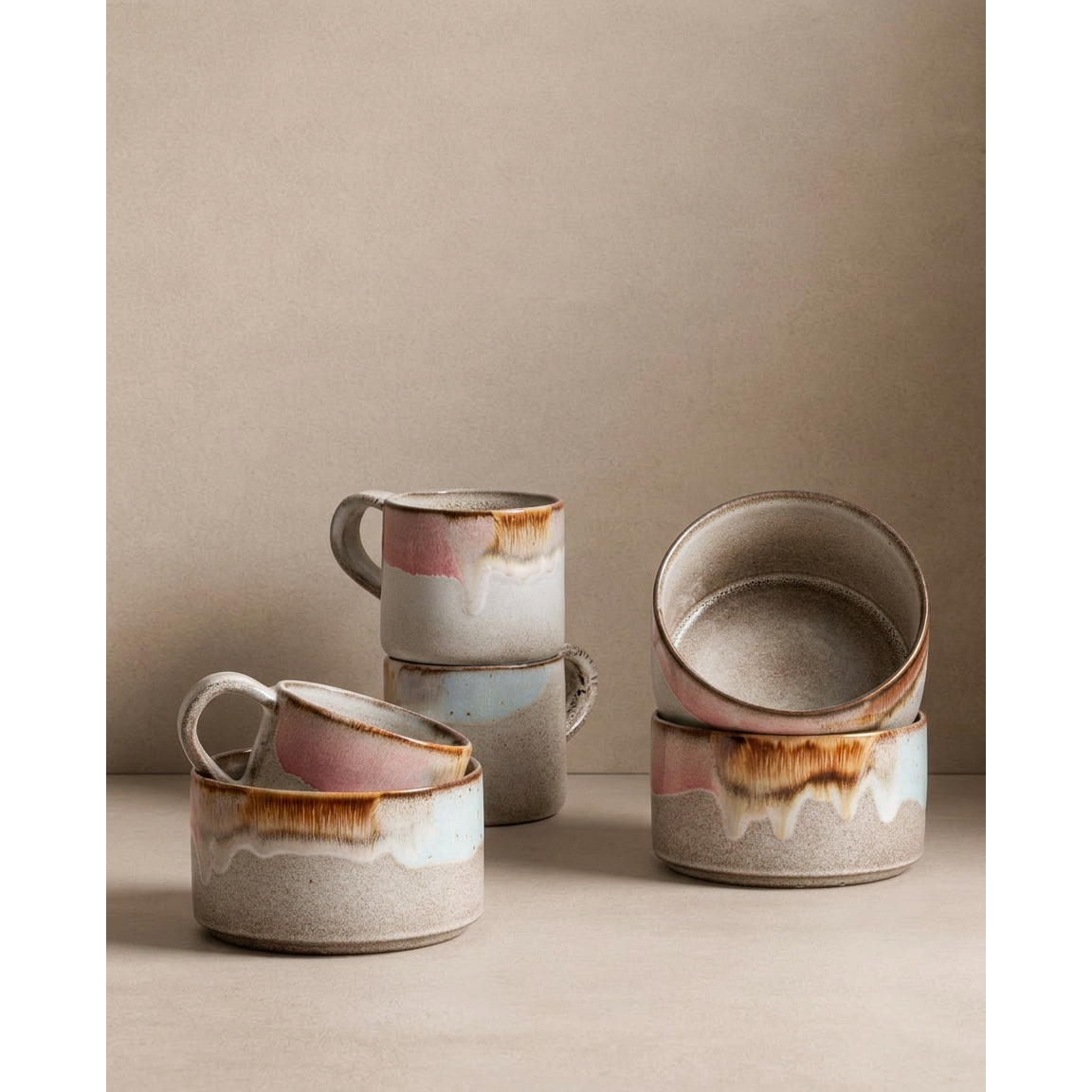 Melting Ice Cream Mug 360ml Cat Mom