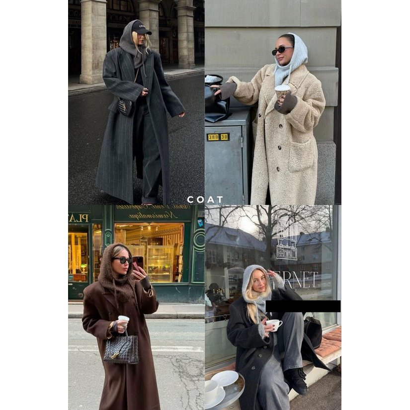 TikTok Hype 2026 Sturmhaube Damen – 10+ Farben – Schal & Mütze – Warm – Trendy