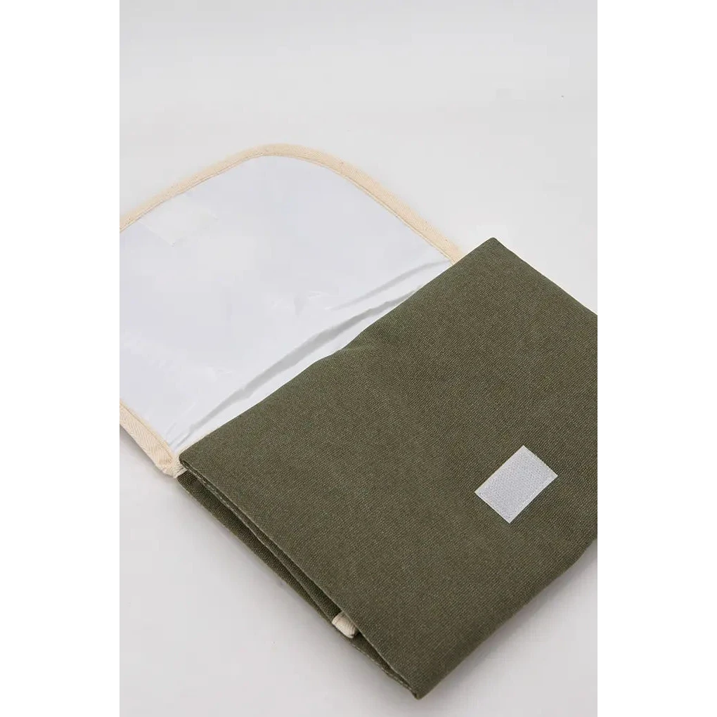 Matelas à langer en tissu pour bébé, terre cuite