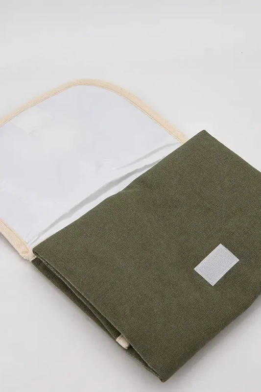 Matelas à langer en tissu pour bébé, terre cuite