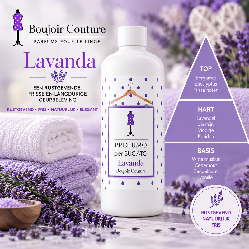 💜 LAVANDA wasparfum – Klassieke lavendelgeur voor rust en frisheid