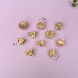Mini mezcla de sellos de cera 3D con mango - Sello de cera de sellado