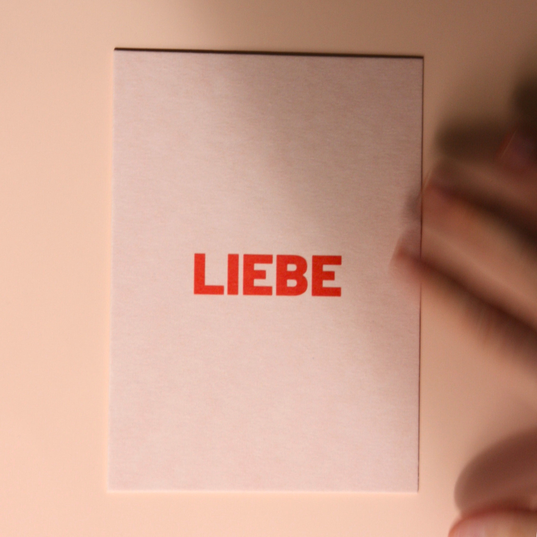 Carte postale - Cher Rosa -Rot