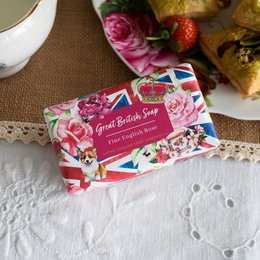 ENGLISH SOAP C° 190g zeep - Great British Soap - Rose