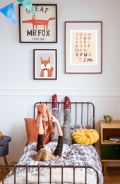 Fox – Warm Animal Poster til babyværelset