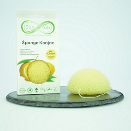 Spugna Konjac 100% naturale viso e corpo - In scatola | Diversi modelli tra cui scegliere