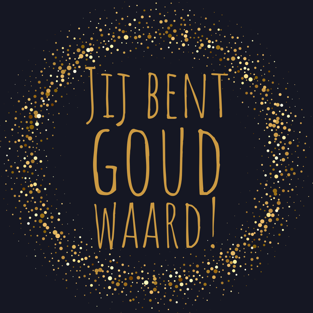 Berichtje in een sfeerlichtje - Goud Waard