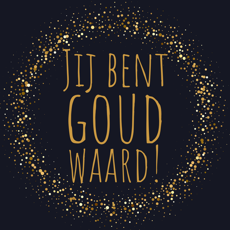 Message in a mood light - Gold Worth