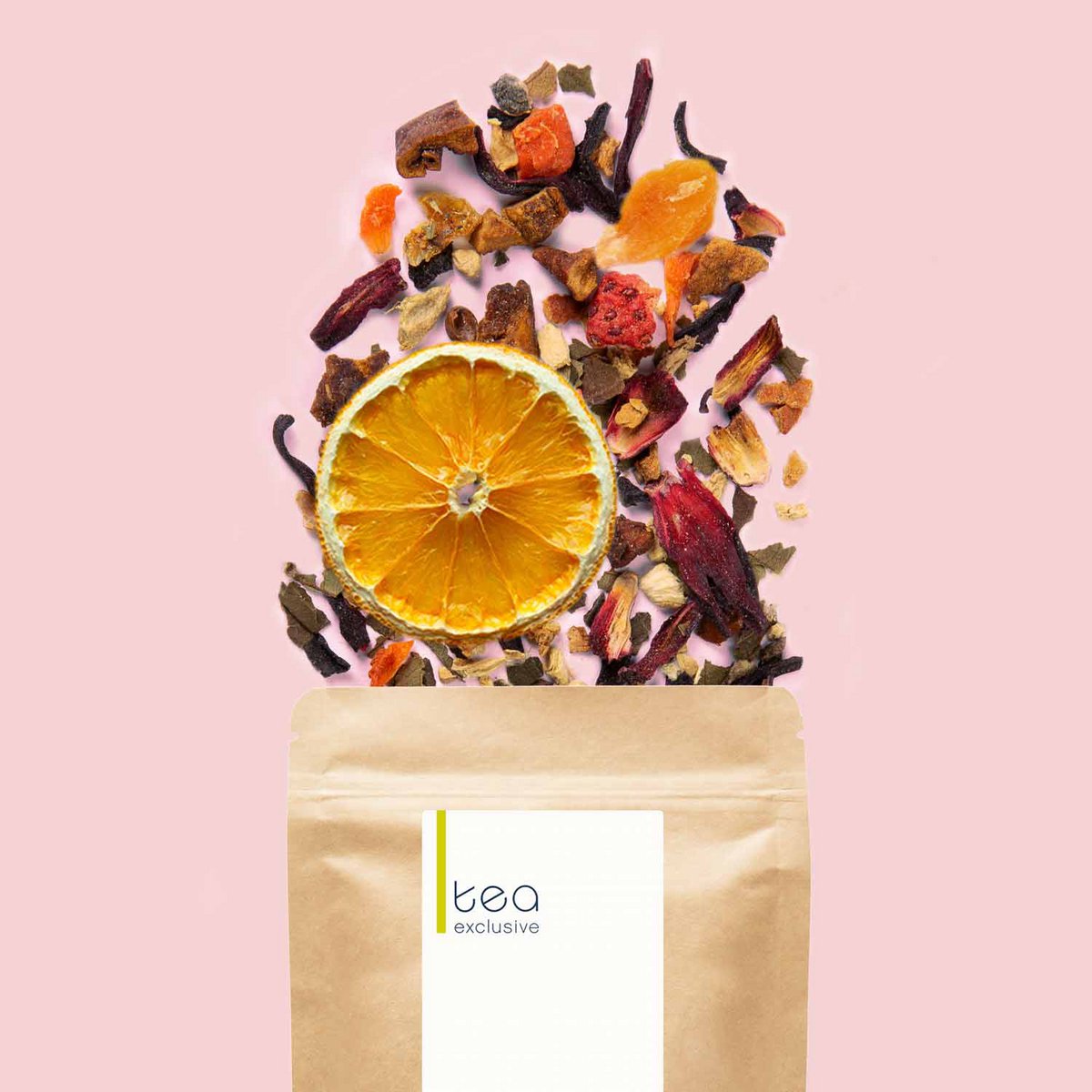 Gember blos, fruitthee organisch, 125 g
