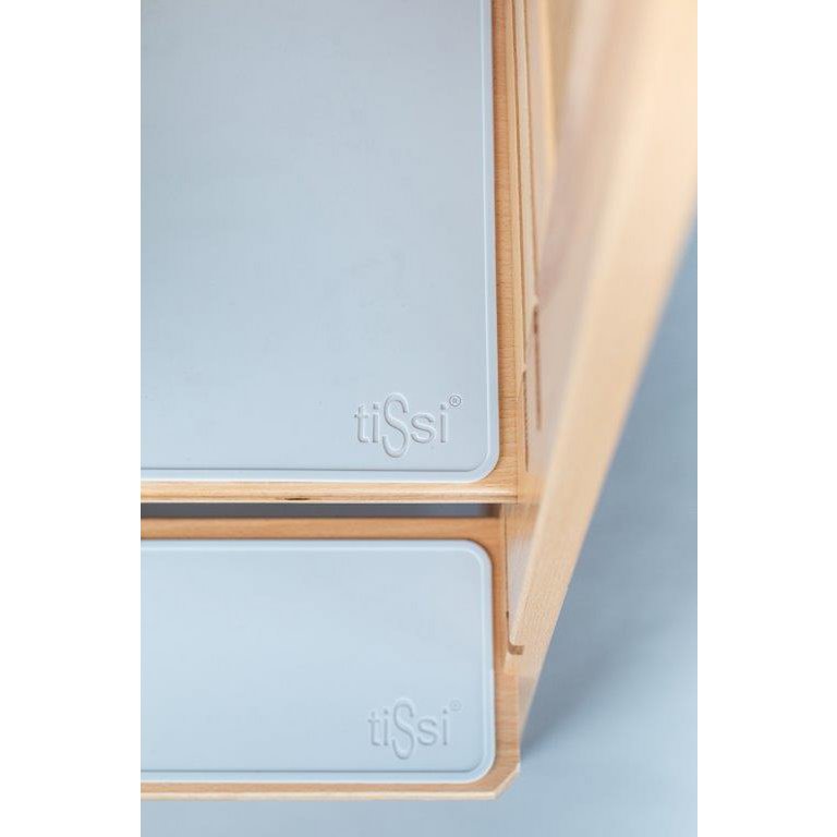 tiSsi® Anti-Rutschmatten Set GRAU für Lernturm Felix