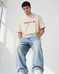 Übergroßes, schweres T-Shirt – 237 g/m²