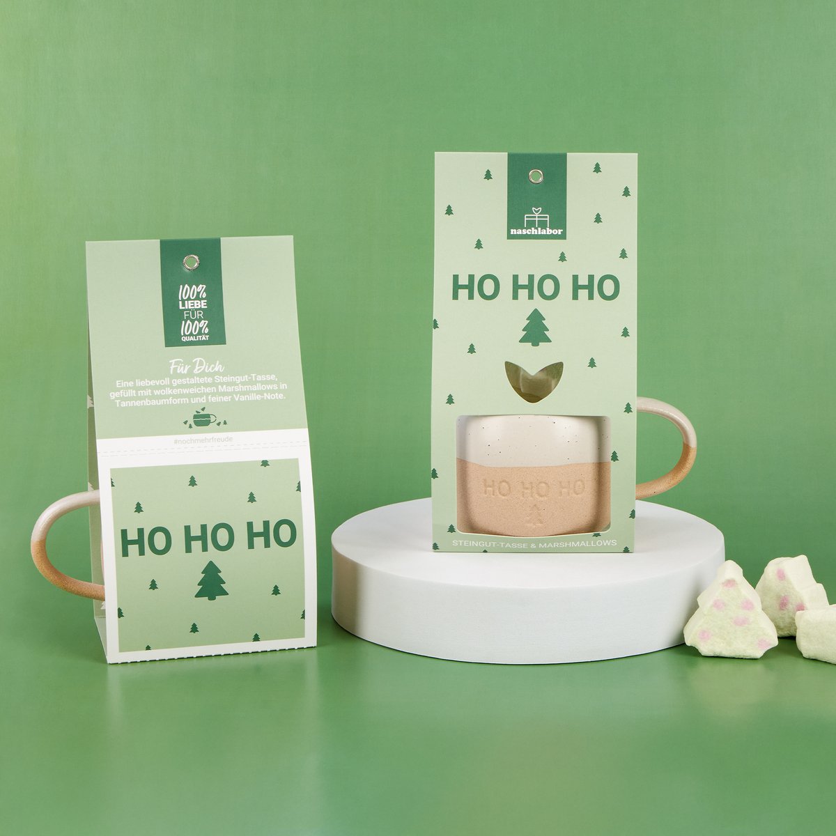 Geschenkset Ho Ho Ho Marshmallow & Tax