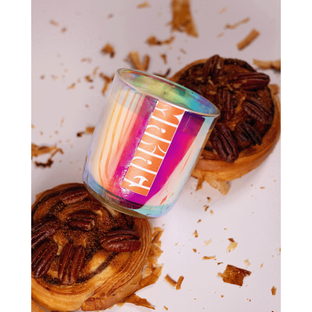 Fragrance candle Parisian Spice - warm pastry fragrance with maple, pecannies & spices