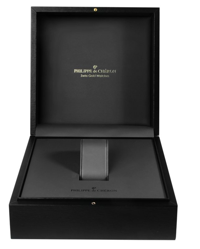 Philippe de Chéron Uhrenbox, schwarz