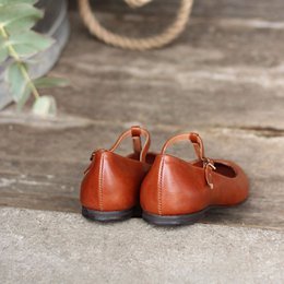 Lederballerinas - Lotta - Cognacbraun 34-42